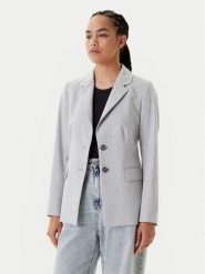 United Colors Of Benetton Marynarka 2R4CDW02W Szary Slim Fit. Szare marynarki i żakiety United Colors Of Benetton, bez wzorów, z syntetyku, bez ramiączek. Za 449.99 zł.
