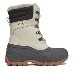 Śniegowce CMP. Brązowe śniegowce CMP, bez wzorów, bez zapięcia. Za 449.99 zł.