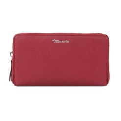 Tamaris Portfel Amanda Portfele 1 ct Czerwony Damski. Czerwone portfele Tamaris, bez wzorów, ze skóry. Za 305.99 zł.