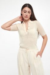 Sweter damski z krótkim rękawem Torbole MARELLA MONOCHROME. Swetry Marella, s, bez wzorów, bez ramiączek. W wyprzedaży za 591.20 zł.