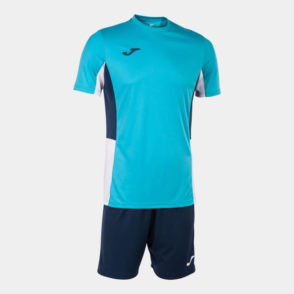 Zestaw Sportowy Joma Danubio II 4XS - Turkus i Marynarka. Niebieskie marynarki i żakiety Joma, xs, bez wzorów, z poliesteru, sportowe, bez ramiączek. Za 179.99 zł.