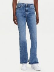Tommy Jeans Jeansy Sylvia DW0DW20654 Niebieski Flare Fit. Niebieskie jeansy Tommy Jeans, bez wzorów, z bawełny. Za 429.99 zł.