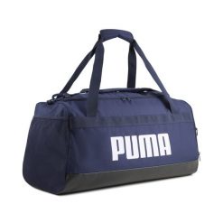 Średnia torba sportowa Challenger 58 l PUMA Navy Blue. Białe torby sportowe Puma, bez wzorów, z poliesteru, średnie. Za 134.99 zł.