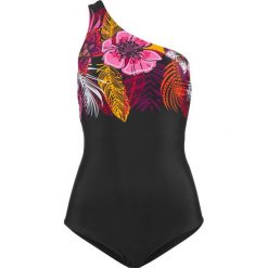 Kostium kąpielowy shape bonprix czarny z nadrukiem. Bielizna modelująca marki bonprix. Za 109.99 zł.