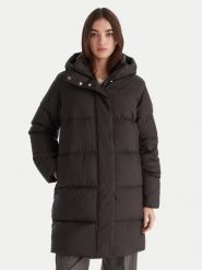 Tommy Hilfiger Płaszcz zimowy Modern WW0WW46535 Czarny Regular Fit. Czarne płaszcze Tommy Hilfiger, na zimę, xxl, bez wzorów, z puchu, bez kaptura. Za 1,499.00 zł.