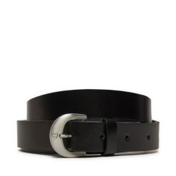 Pasek Damski Calvin Klein Jeans. Czarne paski Calvin Klein Jeans, bez wzorów, z jeansu, casualowe. Za 189.99 zł.