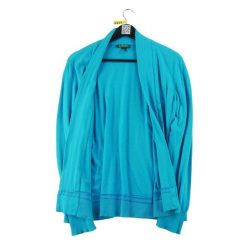 Second life - Damski sweter kardiganowy niebieski - Stan dobry. Niebieskie swetry Ralph Lauren, s, bez wzorów, bez ramiączek. Za 51.08 zł.