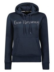 Geographical Norway Bluza "Gadislava" w kolorze granatowym rozmiar: S. Niebieskie bluzy Geographical Norway, s, bez wzorów, bez ramiączek, z kapturem. Za 92.21 zł.