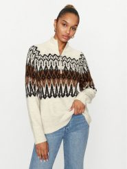 Vila Sweter 14088243 Écru Regular Fit. Swetry Vila, l, bez wzorów, z syntetyku, bez ramiączek. Za 259.99 zł.