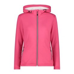 Polar z kapturem dla kobiet CMP. Czerwone bluzy z polaru CMP, bez wzorów, z polaru. Za 389.00 zł.
