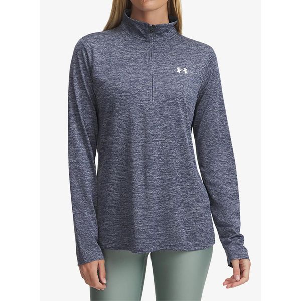 Bluza damska Under Armour UA Tech Twist 1/2 Zip. Niebieskie bluzy Under Armour, s, bez wzorów, bez kaptura, na fitness i siłownię. Za 119.99 zł.