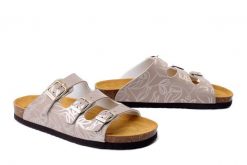 DR. BRINKMANN 700784-08 beige, klapki damskie. Brązowe klapki Dr. Brinkmann, bez wzorów, bez obcasa, bez zapięcia. Za 148.67 zł.