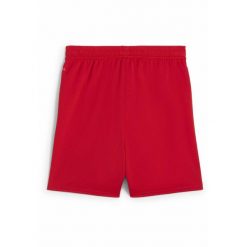 Młodzieżowe szorty RC Lens 24/25 PUMA Red Pelé Yellow. Czerwona szorty Puma, bez wzorów, ze lnu, młodzieżowe. Za 152.50 zł.