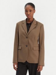 Tommy Hilfiger Marynarka Timeless WW0WW46662 Beżowy Regular Fit. Brązowe marynarki i żakiety Tommy Hilfiger, bez wzorów, z syntetyku, bez ramiączek. Za 1,199.00 zł.