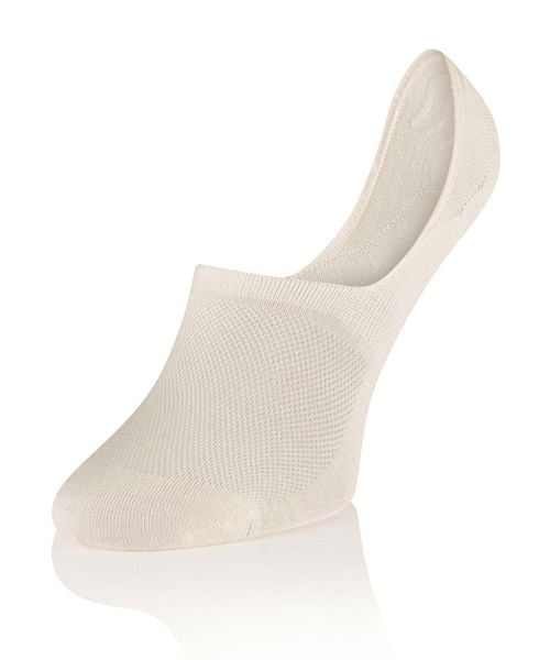 Skarpetki stopki unisex Brubeck Merino Wool. Białe skarpetki Brubeck, w ażurowe wzory, z bawełny. Za 24.99 zł.