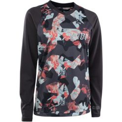 Bluza rowerowa damska ION Scrub LS. Czarne bluzy ION, bez wzorów, sportowe, bez ramiączek, bez kaptura. Za 209.99 zł.
