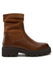 Caprice Botki 9-26439-43 Brązowy. Brązowe botki Caprice, bez wzorów, ze skóry, bez obcasa, na płaskiej podeszwie, bez zapięcia. Za 599.99 zł.