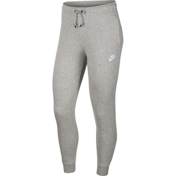 Spodnie sportowe damskie Nike Essential Pant Reg Fleece. Szare spodnie dresowe Nike, bez wzorów, z dresówki, długie. Za 302.00 zł.