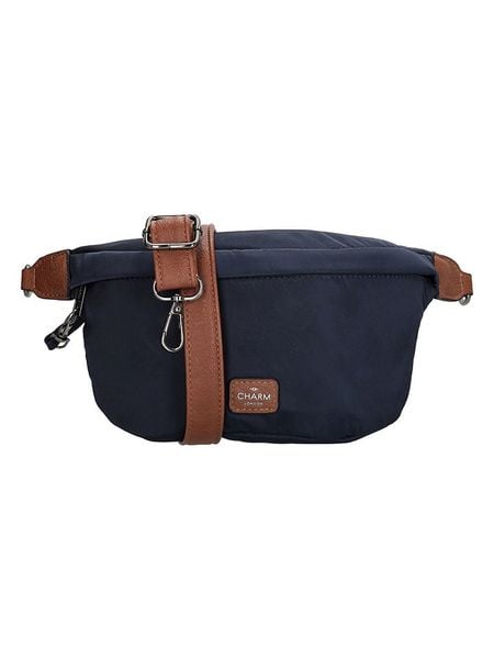 Charm Saszetka w kolorze granatowym - 22 x 14 x 6 cm rozmiar: onesize. Niebieskie nerki i saszetki Charm, bez wzorów, z materiału, sportowe, bez dodatków. Za 100.99 zł.