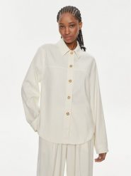 Samsøe Samsøe Koszula Esmel F23300164 Écru Relaxed Fit. Koszule Samsøe & Samsøe, m, bez wzorów, z syntetyku, bez kołnierzyka, bez ramiączek. Za 419.99 zł.
