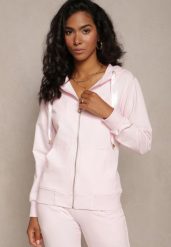 Różowa Rozsuwana Bluza z Kapturem Lecua. Czerwone bluzy Renee, l, bez wzorów, z kapturem. W wyprzedaży za 75.99 zł.