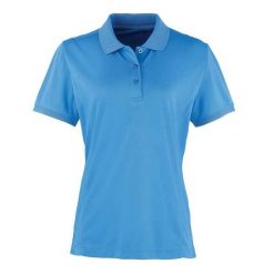 Damska Koszulka Polo Coolchecker. Niebieskie t-shirty sportowe PREMIER, xs, bez wzorów, bez ramiączek. Za 68.99 zł.