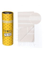 Samimi Chusta hammam w kolorze beżowym - 180 x 100 cm rozmiar: onesize. Brązowe chusty Samimi, bez wzorów, z bawełny. Za 65.45 zł.