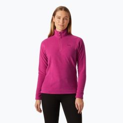 Bluza trekkingowa damska Helly Hansen Daybreaker 1/2 Zip. Czerwone bluzy bez kaptura Helly Hansen, bez wzorów, bez kaptura, trekkingowe. Za 199.99 zł.