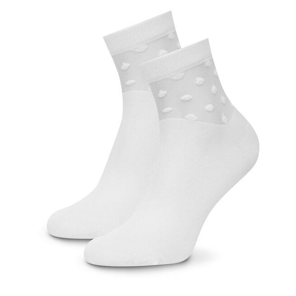 Skarpety długie Nine West. Białe skarpetki Nine West, bez wzorów. Za 29.99 zł.