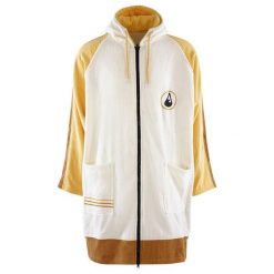 Ponczo Wave Hawaii Zip Longsleeve Sannt, Bawełniany welur M WH4053 100 x 75 cm. Szlafroki damskie WAVE HAWAII, m, bez wzorów, z bawełny, bez ramiączek. Za 380.00 zł.