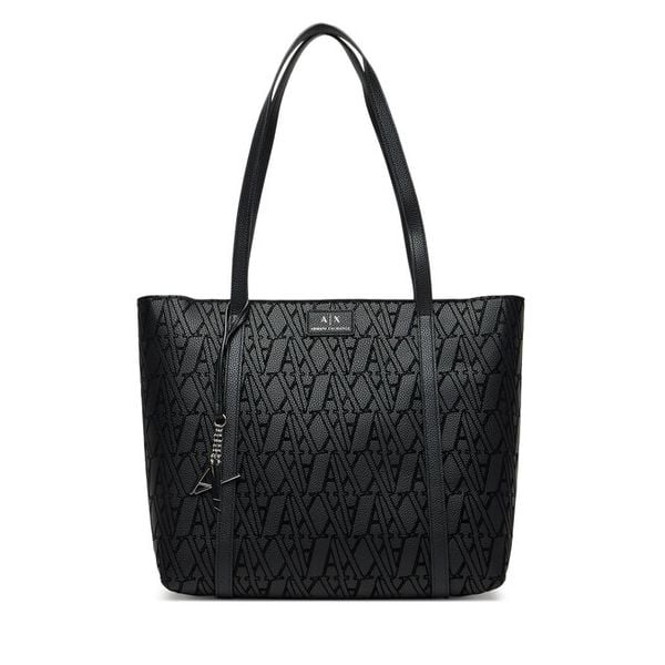 Torebka Armani Exchange. Czarne torebki klasyczne Armani Exchange, bez wzorów, klasyczne, bez dodatków. Za 659.99 zł.