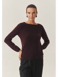 TATUUM Kaszmirowy sweter "Lemon" w kolorze bordowym rozmiar: XL. Czerwone swetry Tatuum, xl, bez wzorów, z kaszmiru, bez ramiączek. Za 263.53 zł.