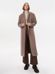 Herskind Płaszcz wełniany Wanda 4908816 Beżowy Regular Fit. Brązowe płaszcze Herskind, na zimę, bez wzorów, z wełny, bez kaptura. Za 1,879.00 zł.