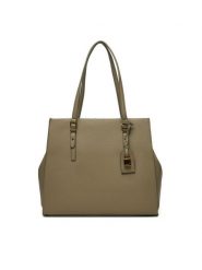 Aldo Torebka Feacan 13824473 Khaki. Brązowe shopper bag Aldo, bez wzorów, ze skóry, bez dodatków. Za 199.99 zł.