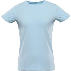Damska Koszulka Nax Deela L - Wygodny Bawełniany T-Shirt. Fioletowe t-shirty Naak, l, bez wzorów, z bawełny, eleganckie, bez kołnierzyka, bez ramiączek. Za 56.50 zł.