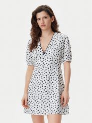 Tommy Jeans Sukienka letnia DW0DW20337 Écru Regular Fit. Sukienki Tommy Jeans, s, bez wzorów, z jeansu, bez kołnierzyka, bez ramiączek. Za 289.99 zł.