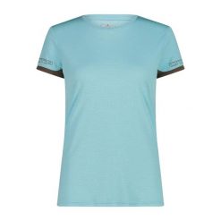 T-shirt damski CMP Unlimitech Logo. Niebieskie t-shirty sportowe CMP, xs, bez wzorów, bez ramiączek, trekkingowe. Za 150.00 zł.