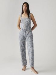 Levi's Dżinsy "501 '90S" - Mom fit - w kolorze biało-błękitnym rozmiar: W29/L27. Białe jeansy Levi's, l, z aplikacjami, z bawełny, klasyczne, z podwyższonym stanem. Za 186.19 zł.