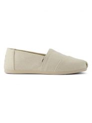 TOMS Espadryle w kolorze kremowym rozmiar: 42. Brązowe espadryle TOMS, bez wzorów, bez obcasa. Za 113.99 zł.