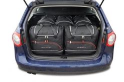 Torby Do Bagażnika Vw Passat Variant 2005-2010 5Szt Kjust. Czarne torby podróżne KJUST, bez wzorów, z kauczuku. Za 1,529.00 zł.