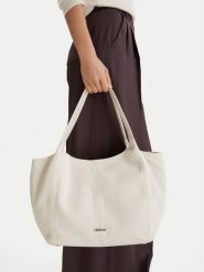 Lasocki Torebka CEO-LSK-X-001-09 Écru. Shopper bag Lasocki, bez wzorów, z materiału, bez dodatków. Za 199.99 zł.