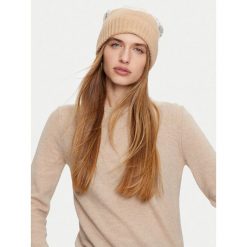 Czapka Liu Jo. Brązowe czapki zimowe Liu Jo, bez wzorów. Za 399.99 zł.
