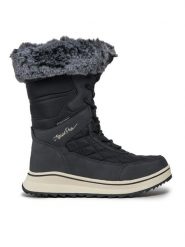 ALPINE PRO Śniegowce LBTB464 Czarny. Czarne śniegowce Alpine Pro, bez wzorów, z materiału, bez zapięcia. Za 469.99 zł.