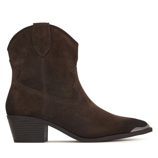 Botki Aldo. Brązowe botki Aldo, bez wzorów, bez obcasa, na płaskiej podeszwie, bez zapięcia. Za 639.99 zł.