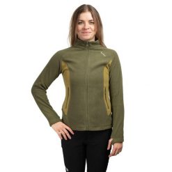 Bluza trekkingowa damska Naturehike Fleece CYY2441FS060 m. Zielone bluzy NATUREHIKE, l, bez wzorów, bez kaptura. Za 209.99 zł.