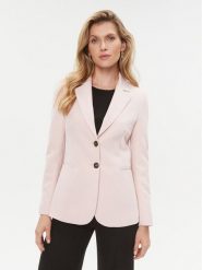Rinascimento Marynarka CFC0114943003 Różowy Regular Fit. Czerwone marynarki i żakiety Rinascimento, m, bez wzorów, z syntetyku, bez ramiączek. Za 459.99 zł.