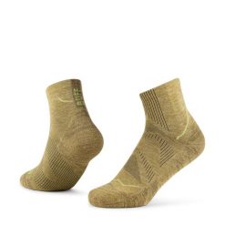 Skarpetki Buff DRYFLX® QUARTER SOCK DQ GINGKO S. Żółte skarpetki Buff, bez wzorów. Za 109.90 zł.