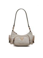 Guess Torebka Eco Gemma HWEYG8 39571 Szary. Szare torebki klasyczne Guess, z aplikacjami, z materiału, bez dodatków. Za 279.99 zł.