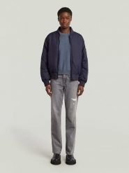 G-Star Sweter w kolorze niebieskoszarym rozmiar: M. Niebieskie swetry G-Star, m, bez wzorów, z bawełny, retro, bez ramiączek. Za 267.92 zł.