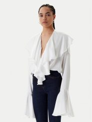 NORMA KAMALI Body ST125BCBO85944 Biały Loose Fit. Białe body i gorsety Norma Kamali, bez wzorów, z syntetyku, bez ramiączek. Za 1,709.00 zł.